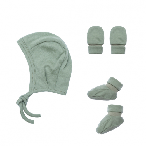 Detská čiapočka merino fleece - Farba: Modrá, Veľkosť: 50/56