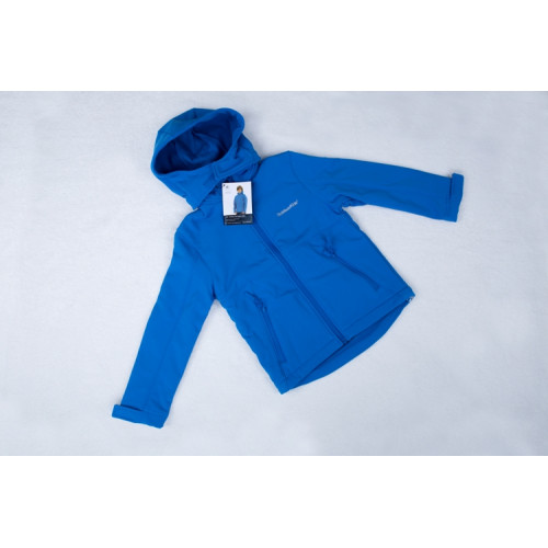 Softshellová bunda - zľava 50%, pôvodná cena 40,70 eur - Farba: Modrá, Veľkosť: 5-6 rokov